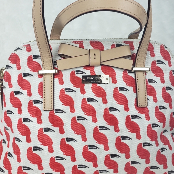 Kate Spade Canvas Satchel - Picture 2 of 8